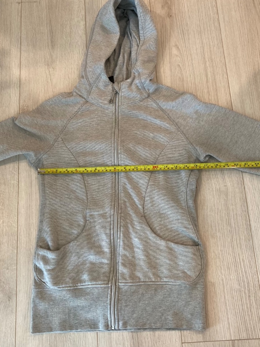 90 Degree by Reflex Gray Space Dye Full Zip Up Performance Hoodie Medium - Picture 10 of 11